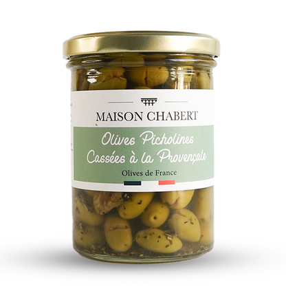 Olives Picholines Casseés à la Provencale