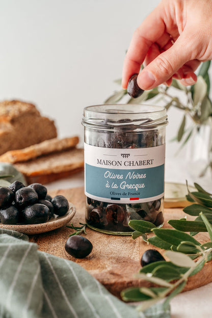 Olives Noires à la Grecque