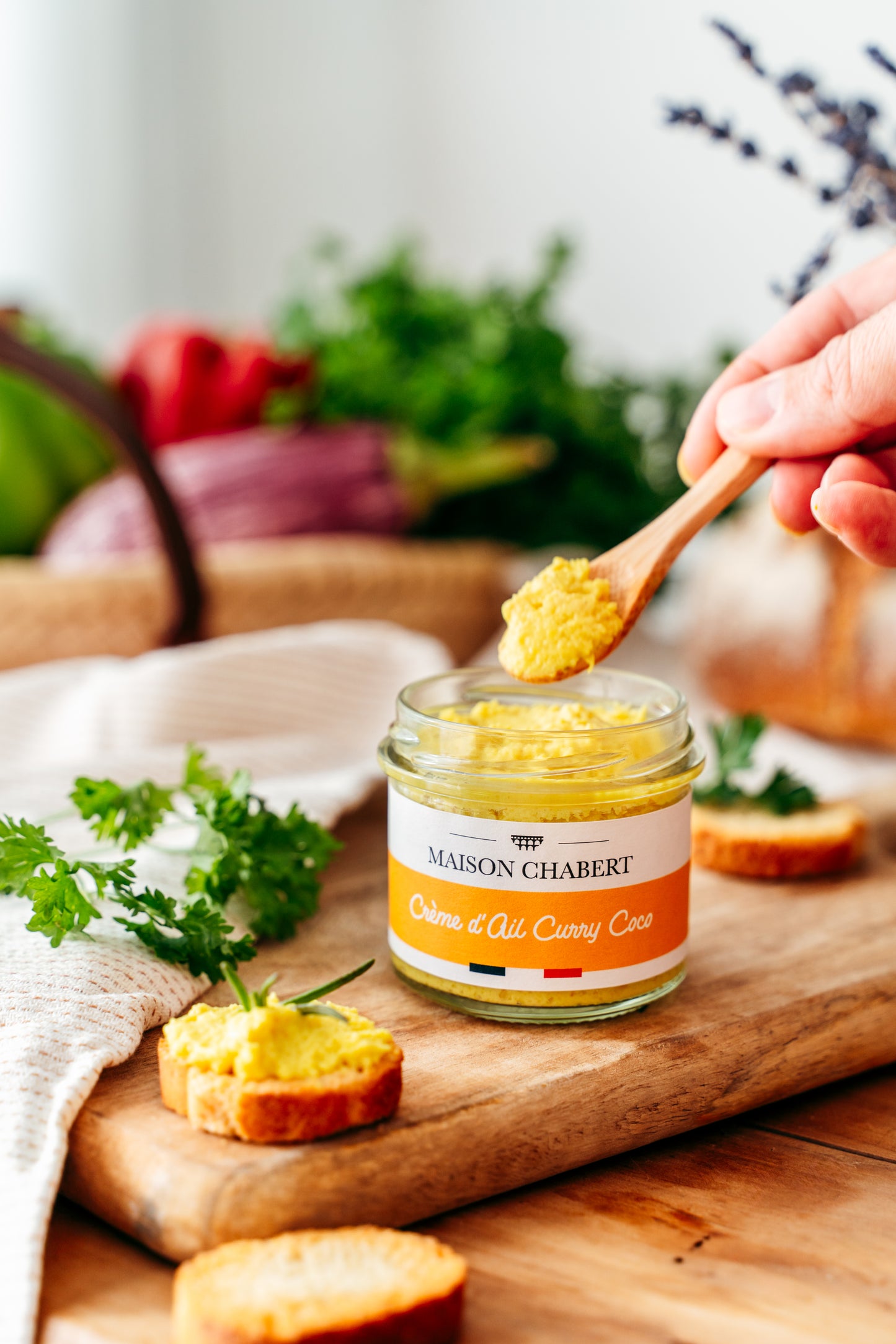 Crème d'Ail Curry Coco